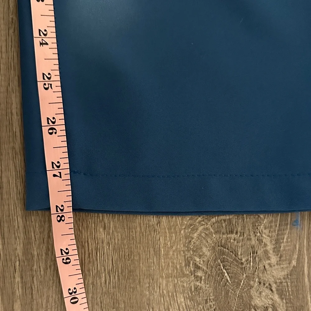 Bonobos 35 Golf Performance Slim Fit Teal‎ Mens Athletic Casual Flat Front Pants